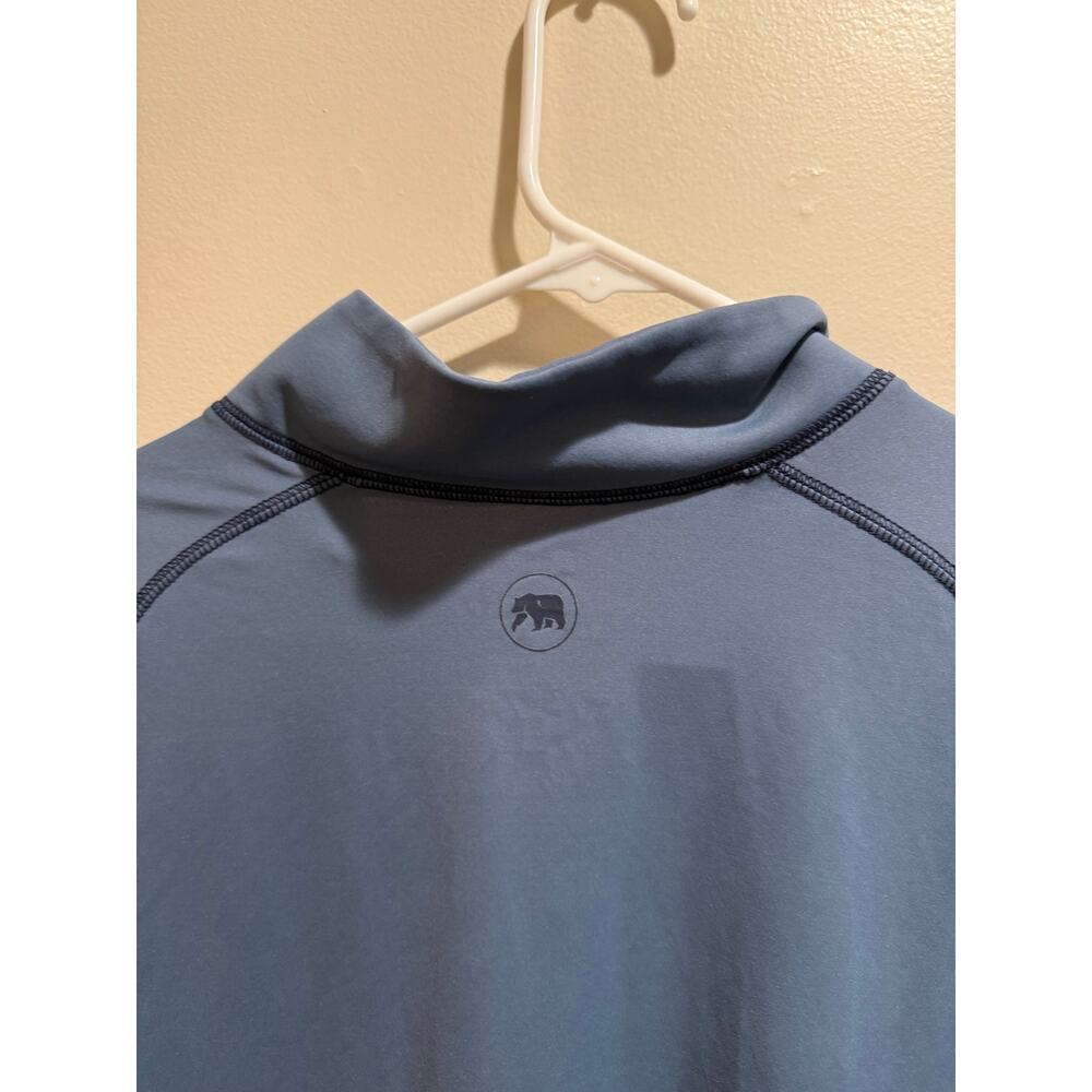 The Normal Brand Blue Seam Performance 1/2 Zip Athlesuire Activewear | Sz Small - Picture 8 of 10